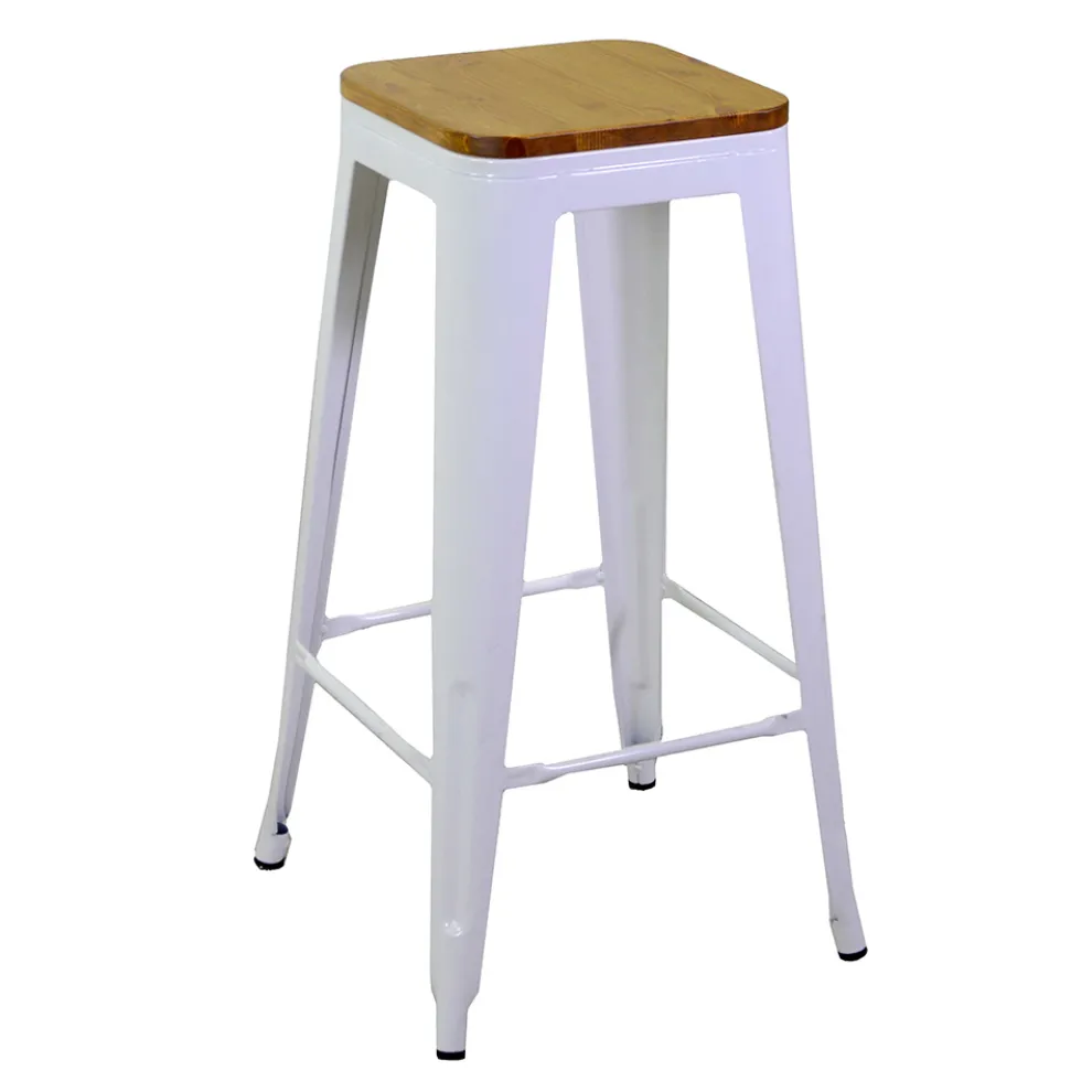 Indoor und Outdoor Eisen Hocker Höhe 76 cm - Schreibwaren