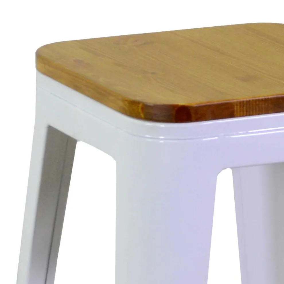 Indoor und Outdoor Eisen Hocker Höhe 76 cm - Schreibwaren