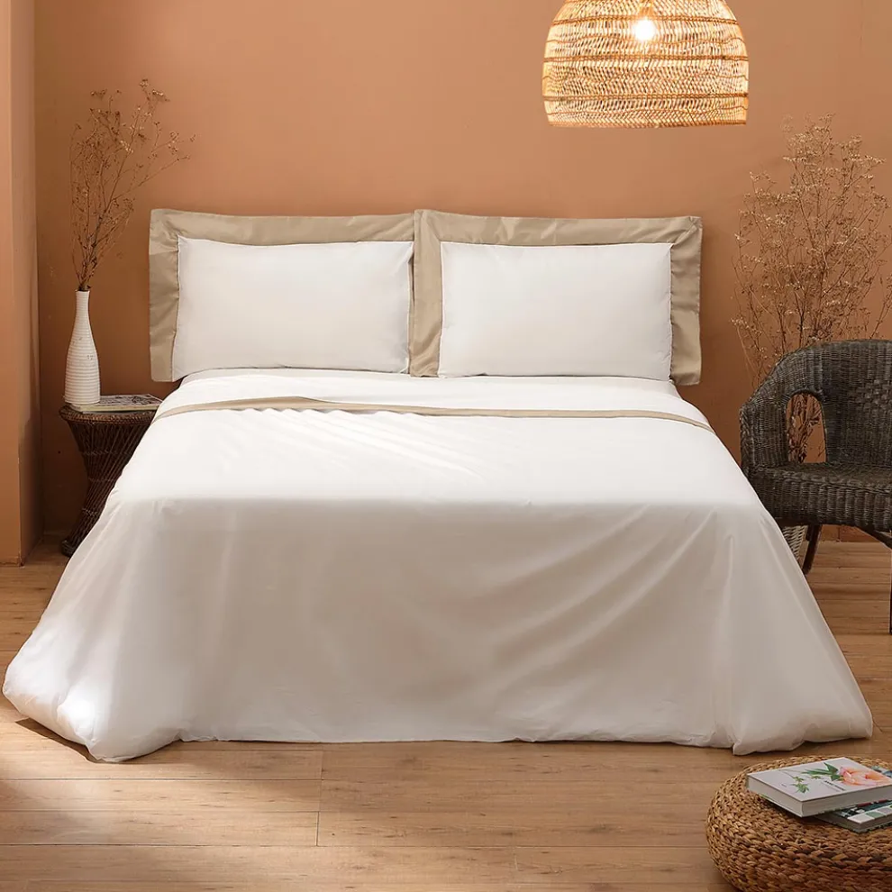 Kingsize-Bettset aus 100 % Baumwolle und 10 % Baumwollsatin – Detail