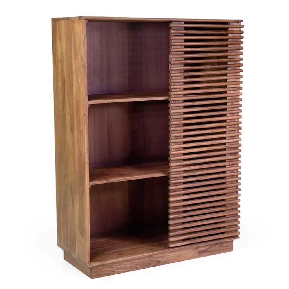 Wohnzimmer Bücherregal aus Akazienholz - Vortice