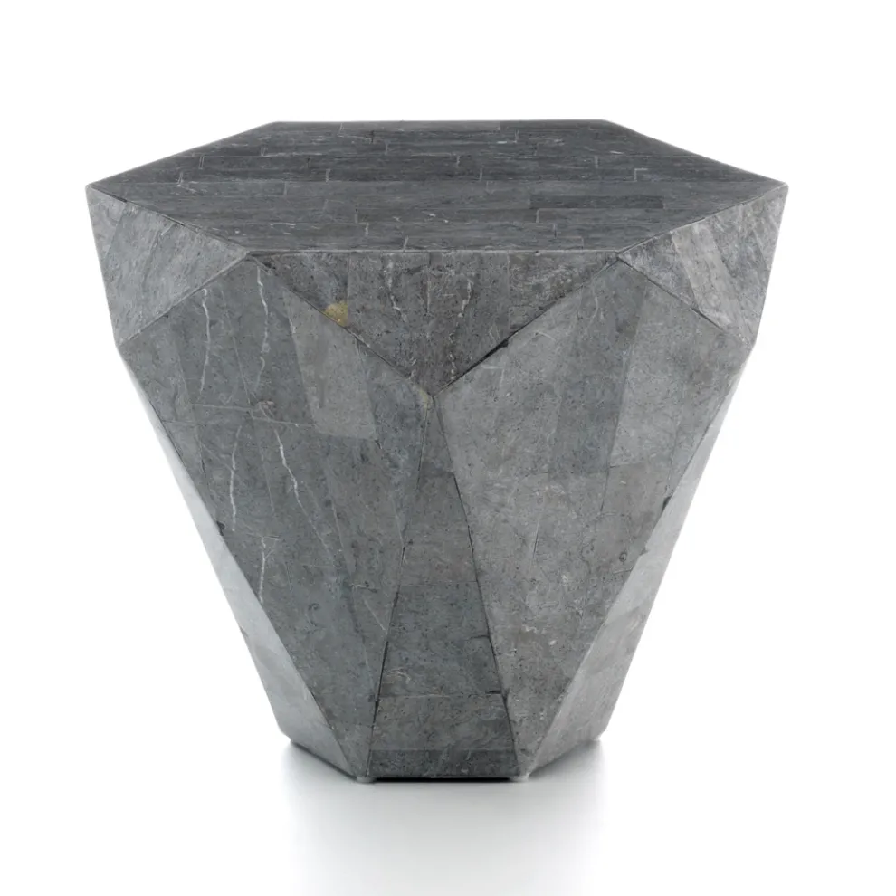 Wohnzimmer-Couchtisch komplett in Fossil Stone, verschiedene Ausführungen – Air