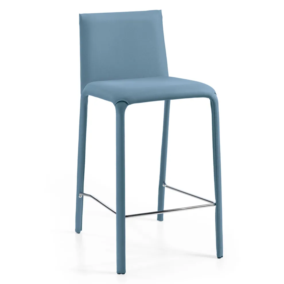 Wohnzimmerhocker aus Stoff mit Porzellan-Finish, hergestellt in Italien – Lanterna