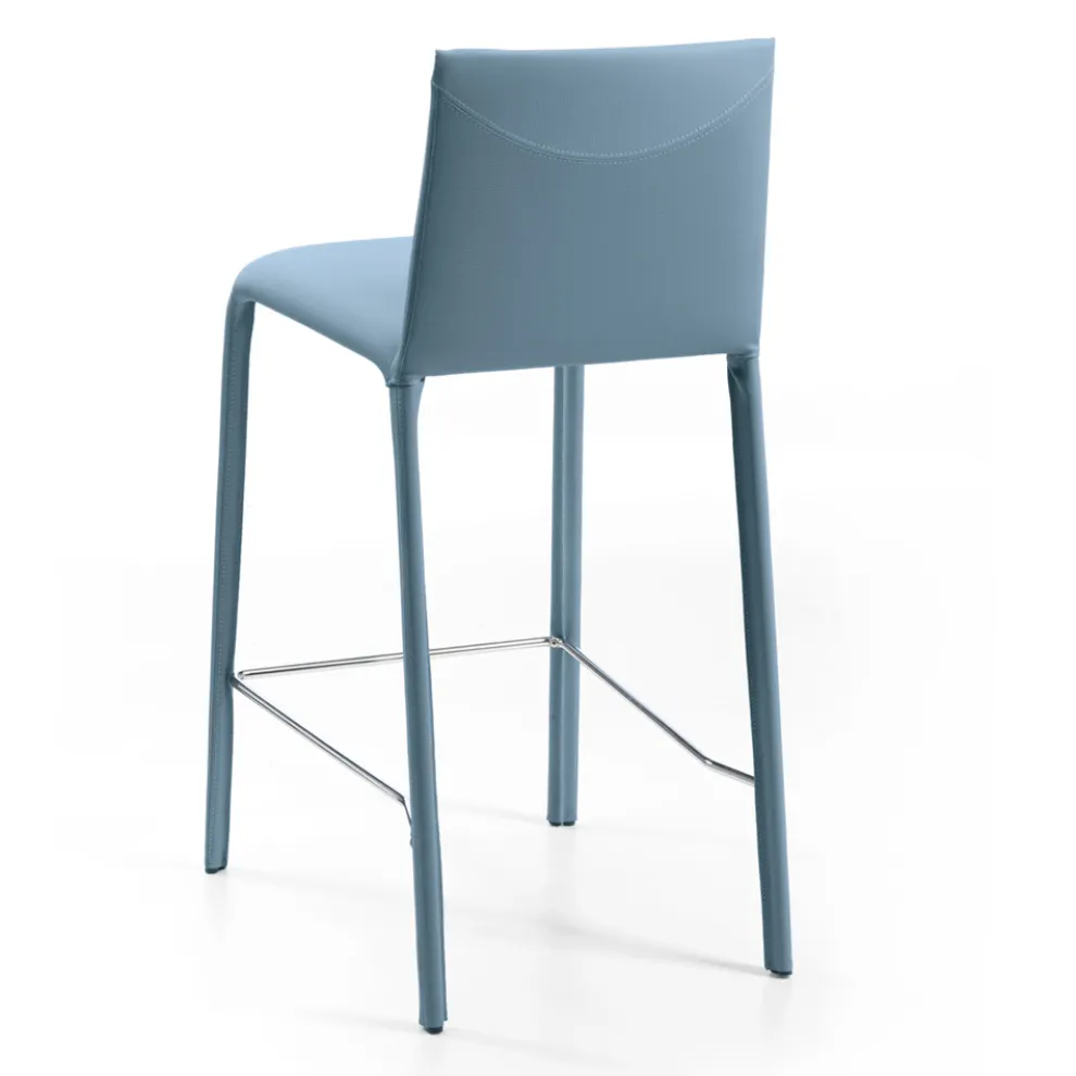 Wohnzimmerhocker aus Stoff mit Porzellan-Finish, hergestellt in Italien – Lanterna