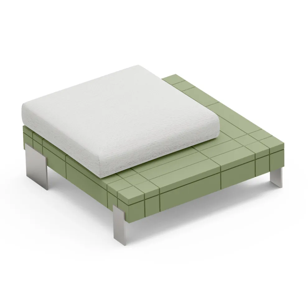 Wohnzimmer-Hocker aus Polyethylen in verschiedenen Farben - Orbis