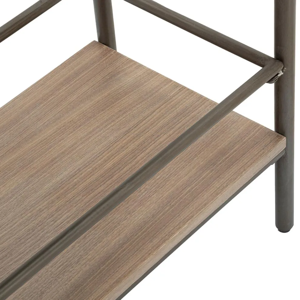 Wohnzimmerkonsole aus Tannenholz und Grauguss mit 2 Türen - Cooper