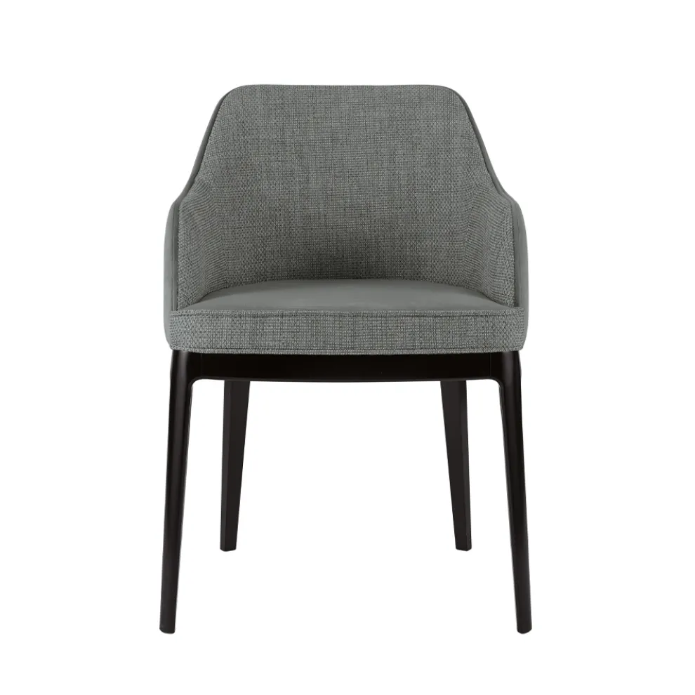 Wohnzimmersessel aus verschiedenen Stoffen und Massivholz Made in Italy - Evy