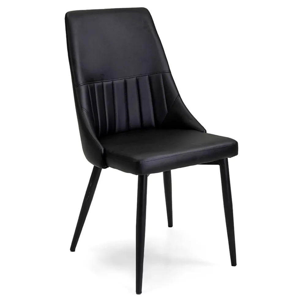 Wohnzimmersessel aus Metall und Öko-Leder in verschiedenen Ausführungen - Onde