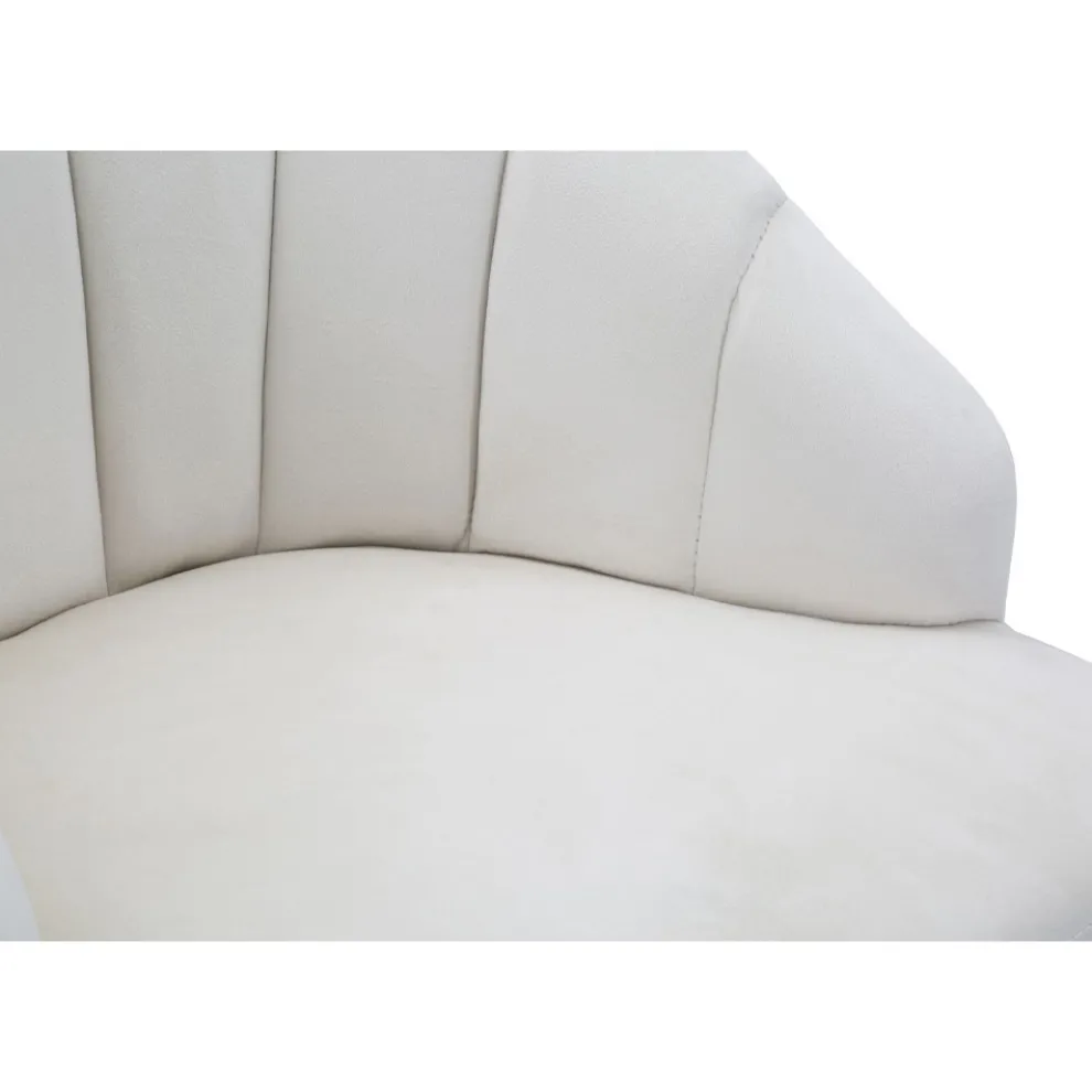 Wohnzimmersessel mit Stoffbezug und Metallbeinen - Shell