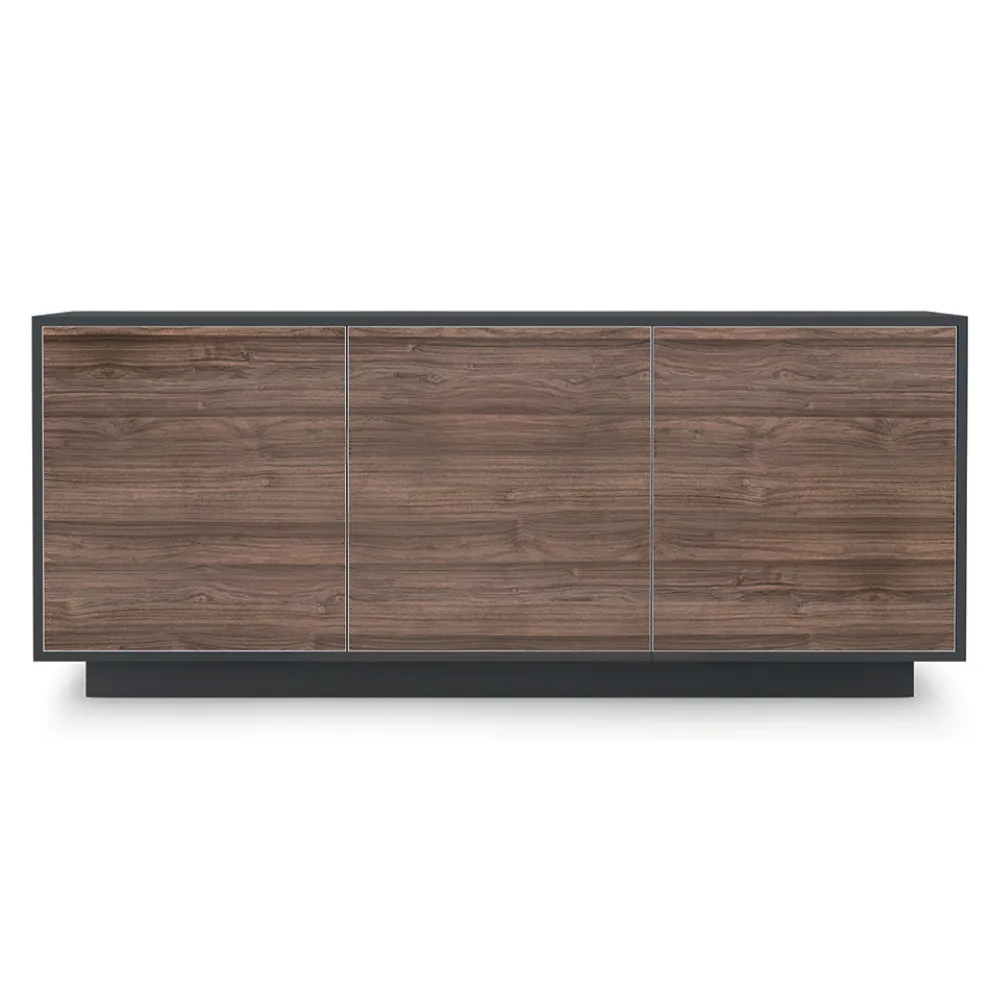 Wohnzimmer-Sideboard aus mattem Holz und HPL-Laminat, hergestellt in Italien – Fiorenza