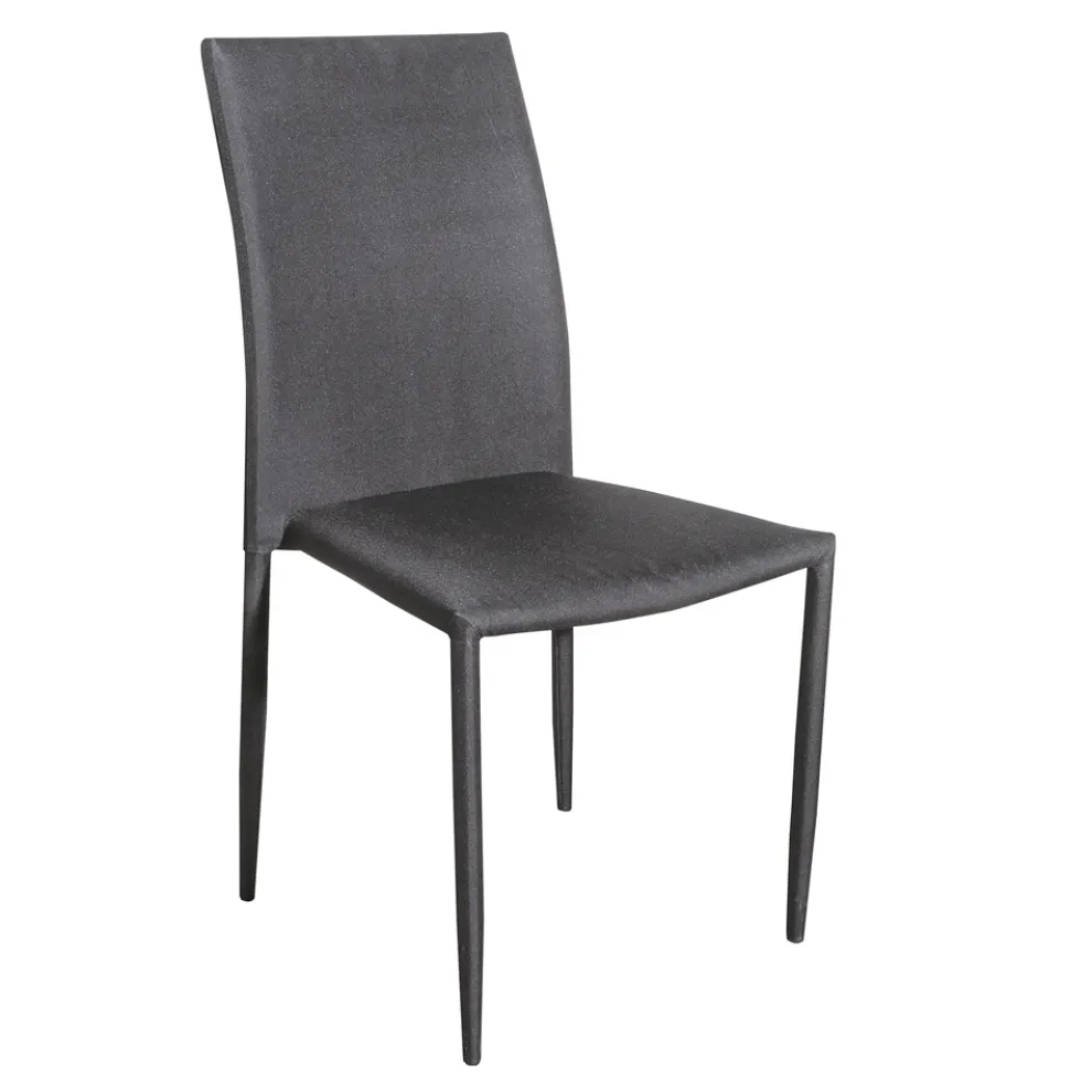 Wohnzimmerstuhl komplett mit Stoff bezogen Made in Italy - Olaf