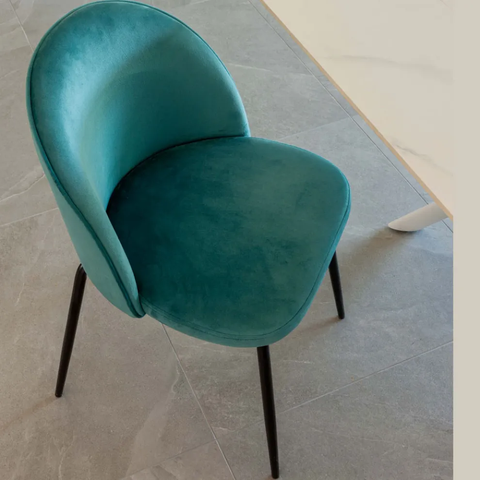 Wohnzimmerstuhl mit Sitz und Beinen in verschiedenen Ausführungen – Chandra