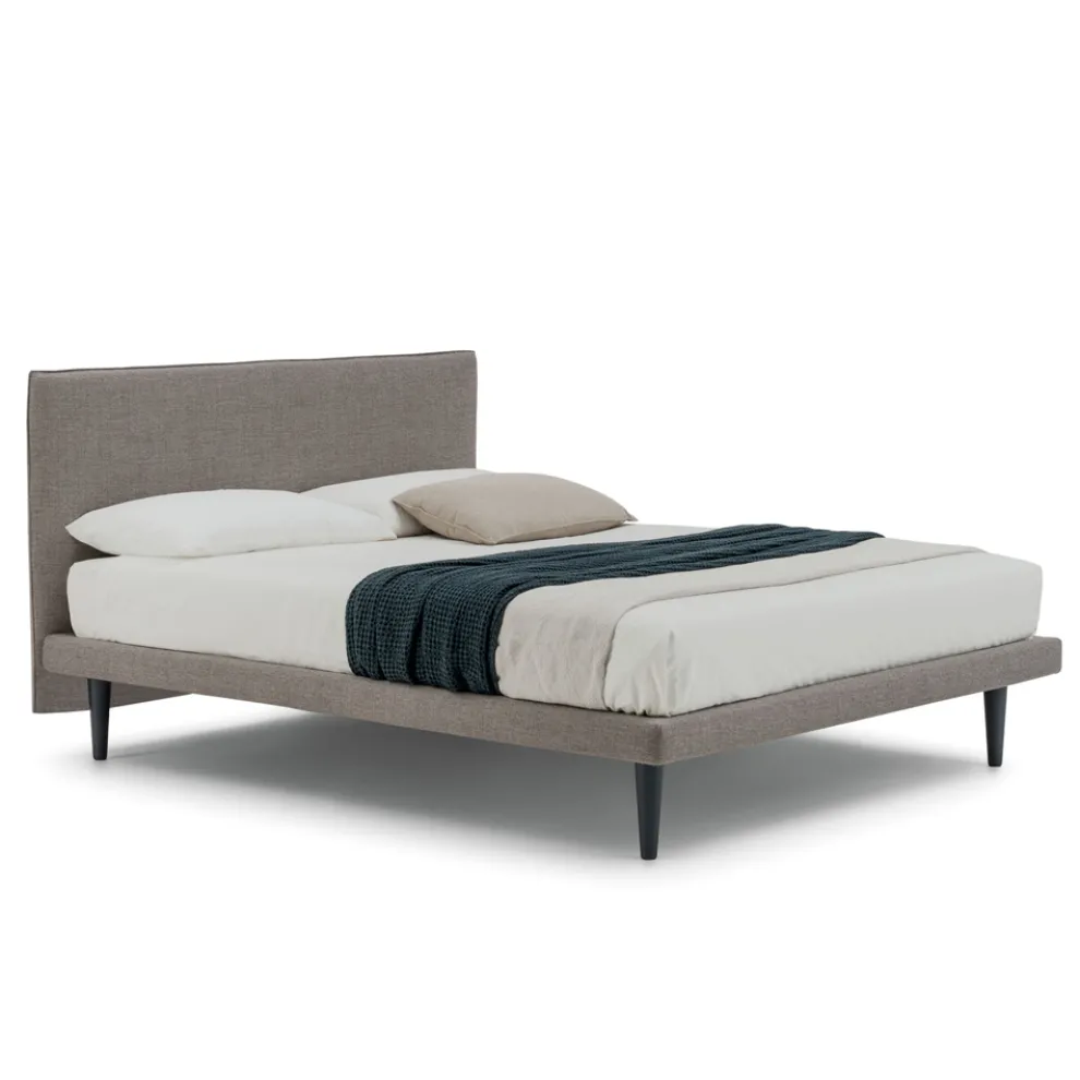 Modernes Doppelbett mit dünnem Untergestell, Gaya New von Bolzan