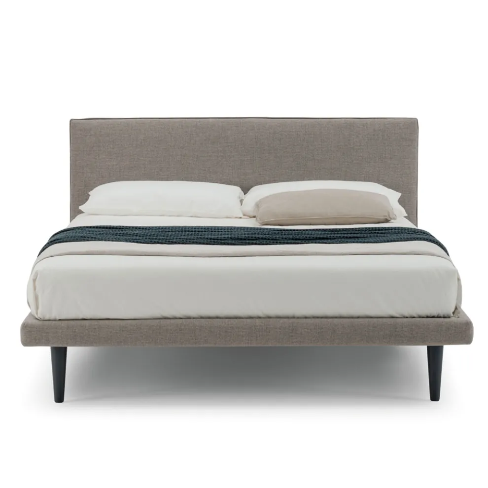 Modernes Doppelbett mit dünnem Untergestell, Gaya New von Bolzan