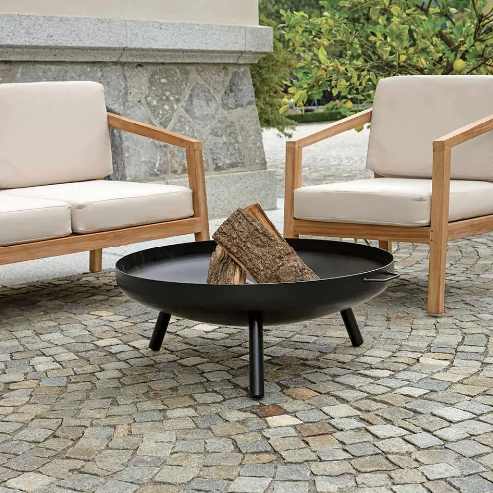 Outdoor-Feuerstelle aus Eisen in verschiedenen Größen - Pluto