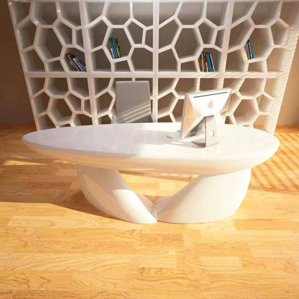 Schreibtisch in modernem Design Sofstone von Hand hergestellt