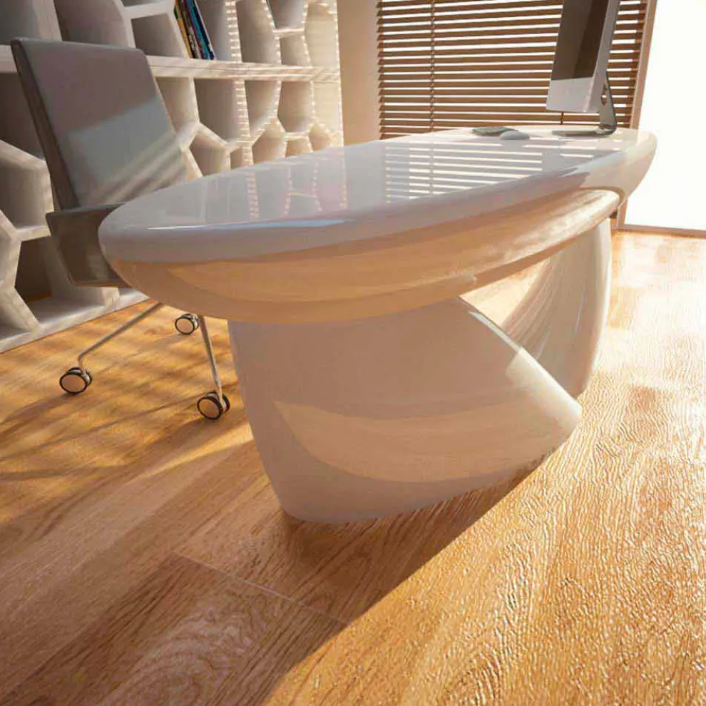 Schreibtisch in modernem Design Sofstone von Hand hergestellt