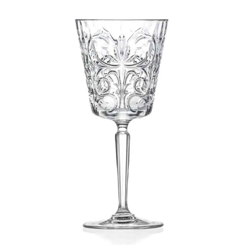 12 Gläser für Wasser-, Getränke- oder Cocktaildesign in dekoriertem Öko-Kristall - Destino