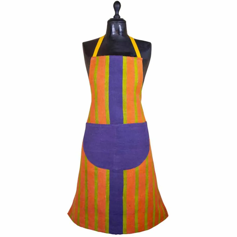 Kunstschürze in Leinwand aus Hanf Einzigartiges Stück italienischer Handwerkskunst