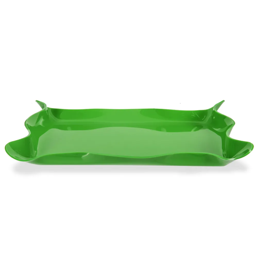 Farbiges und recycelbares Plexiglas-Tablett 2 Größen 2 Stück - Gabrio