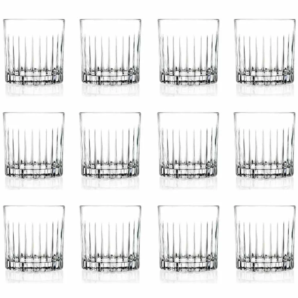 Doppelte altmodische Tumbler Low Glasses 12 Stück Luxus - Senzatempo