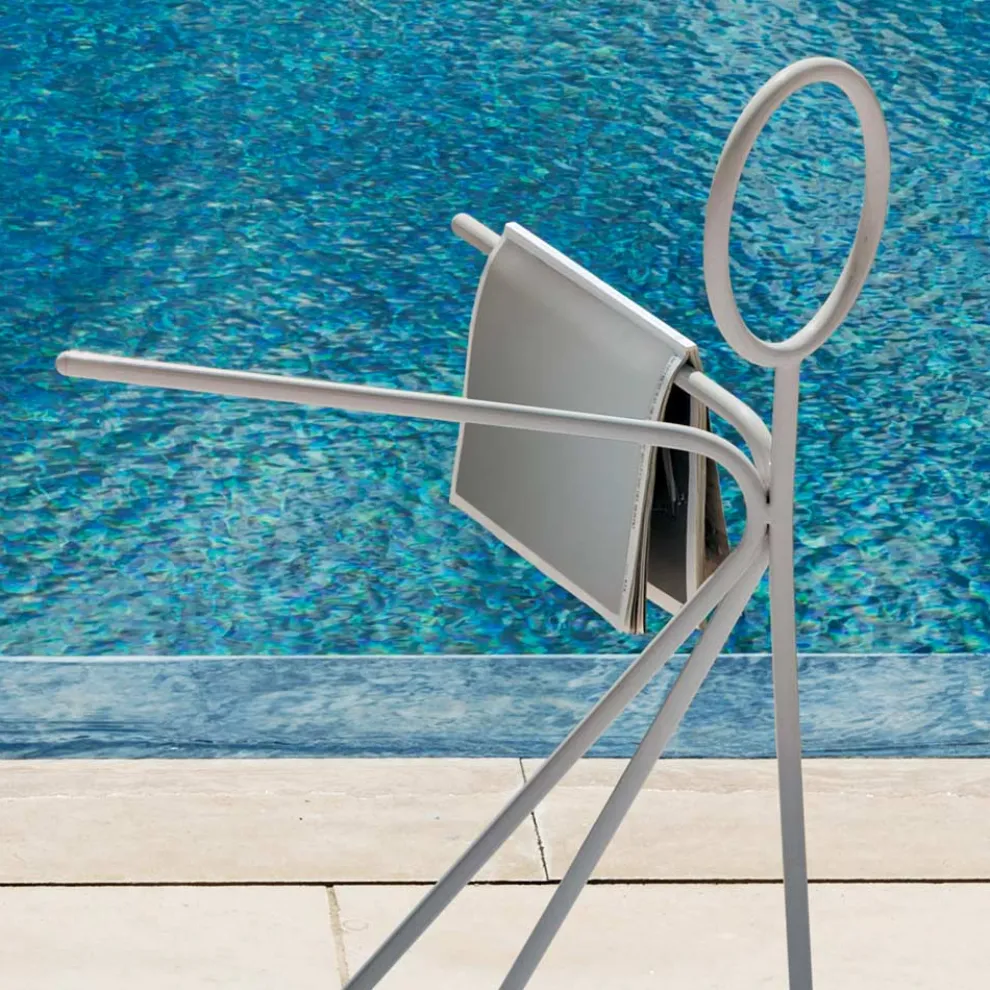 3-teiliger Garderobenständer aus Stahl Made in Italy - Steward by Myyour