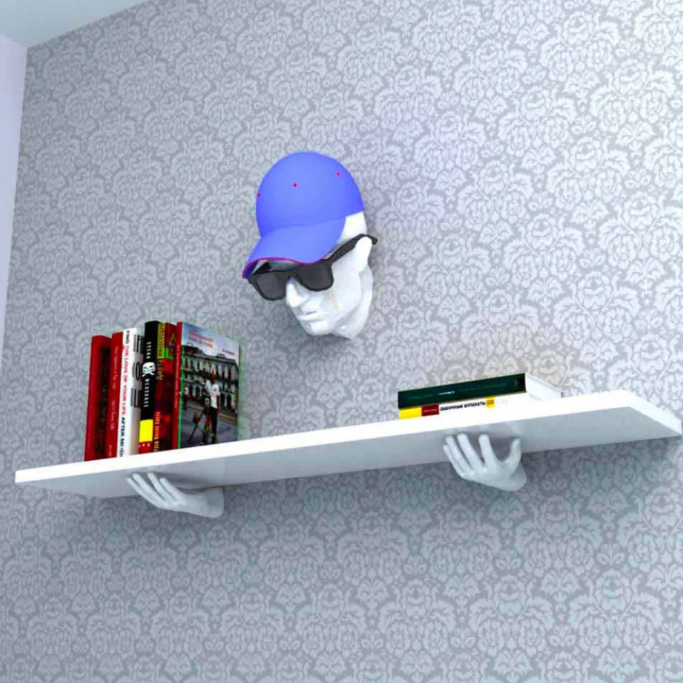 Wandregal in modernem Design Vladimir Made in Italy