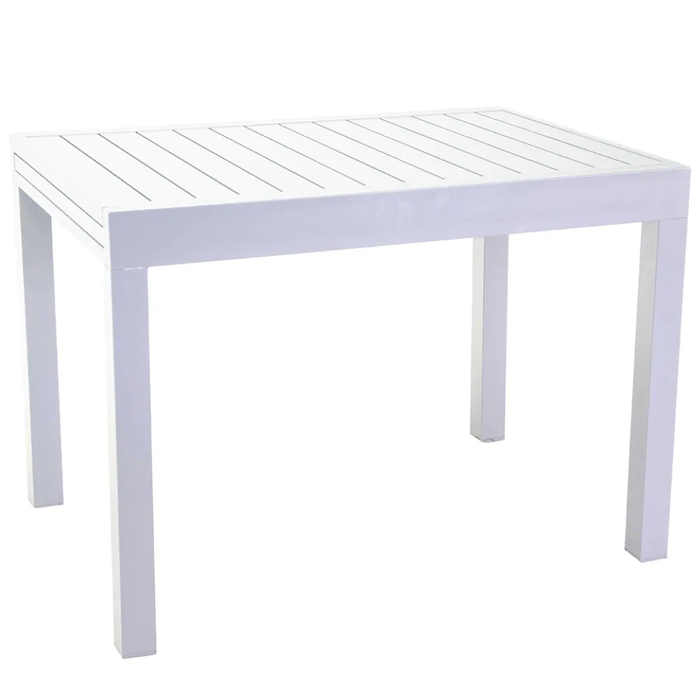 Ausziehbarer Gartentisch komplett aus Aluminium - Sheet