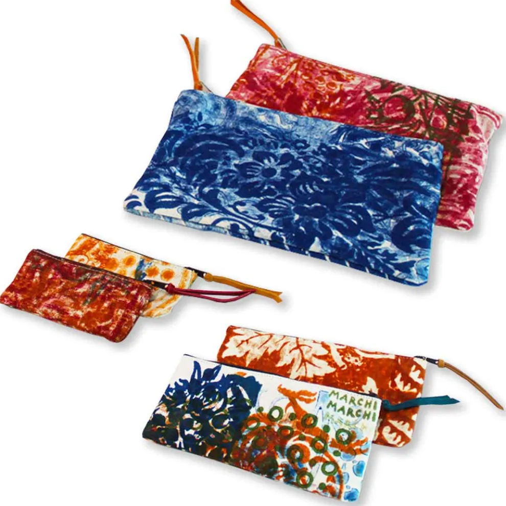 3 handgefertigte hochwertige Baumwollkupplungen - Viadurini von Marchi