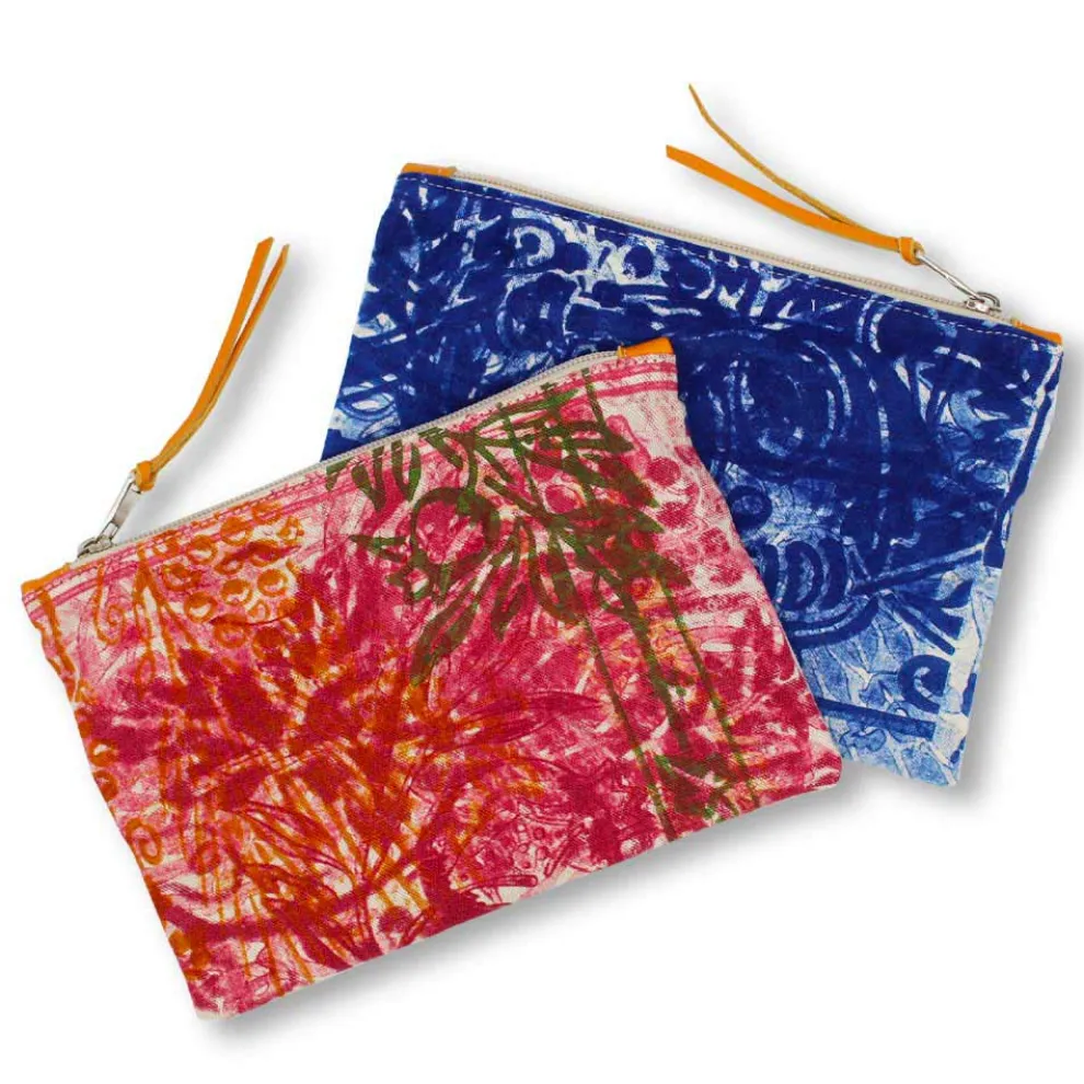 3 handgefertigte hochwertige Baumwollkupplungen - Viadurini von Marchi