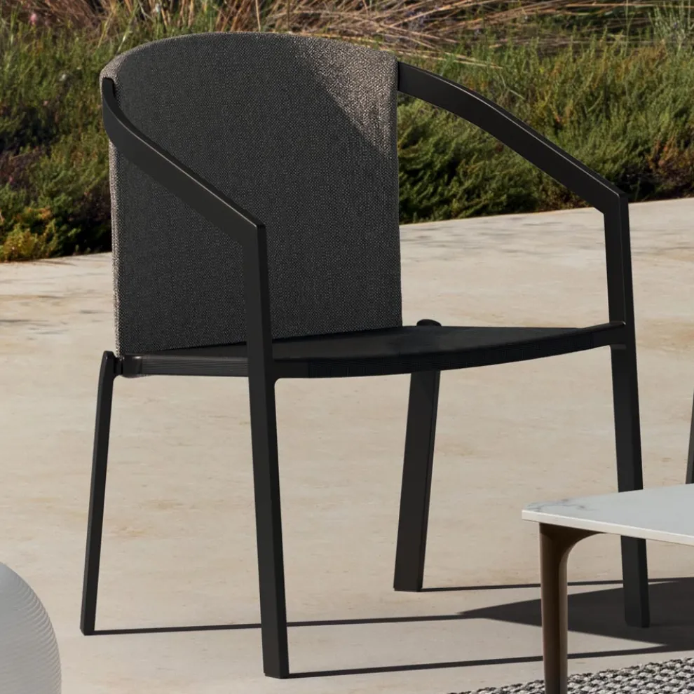 Gartenstuhlstruktur aus lackiertem Aluminium Made in Italy - Jouve