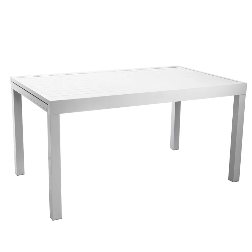 Rechteckiger Tisch ausziehbar auf 210 cm aus Aluminium - Pennarello