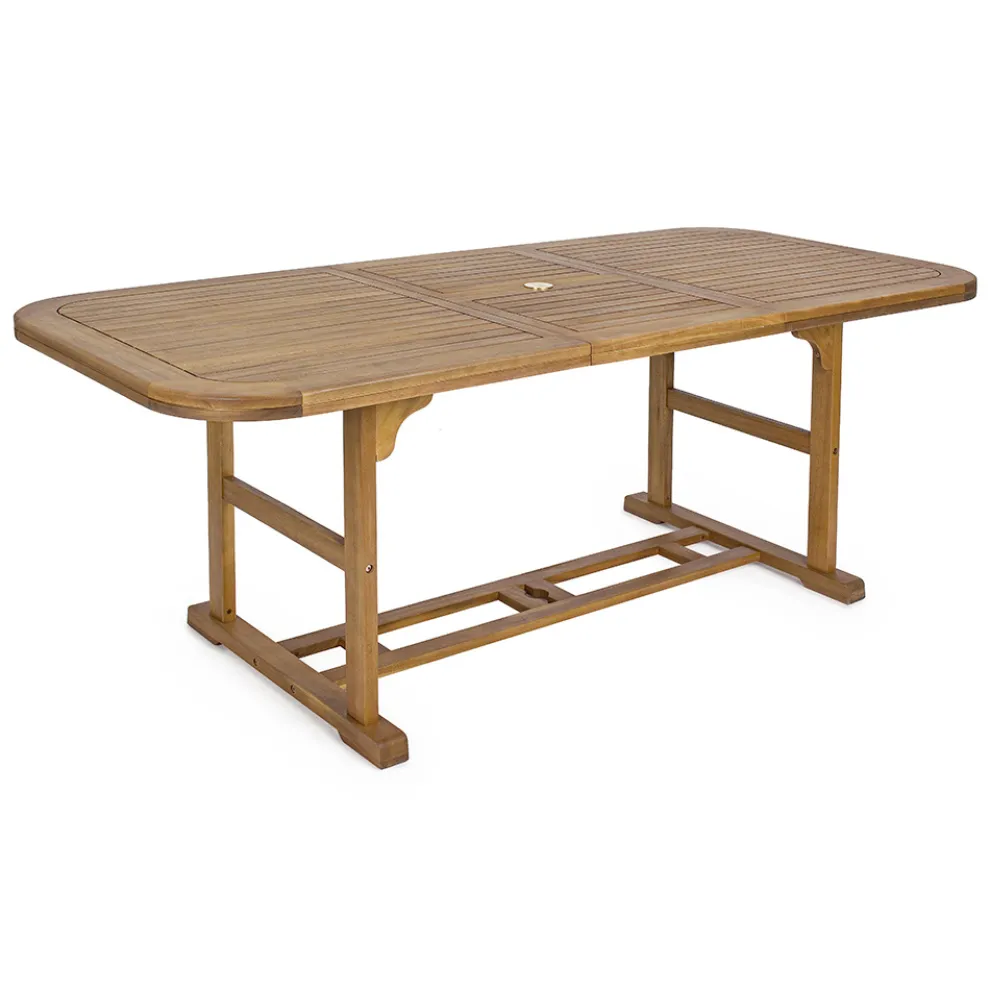 Ausziehbarer Tisch Bis zu 240 cm in Gartenholz, von Design - Roxen