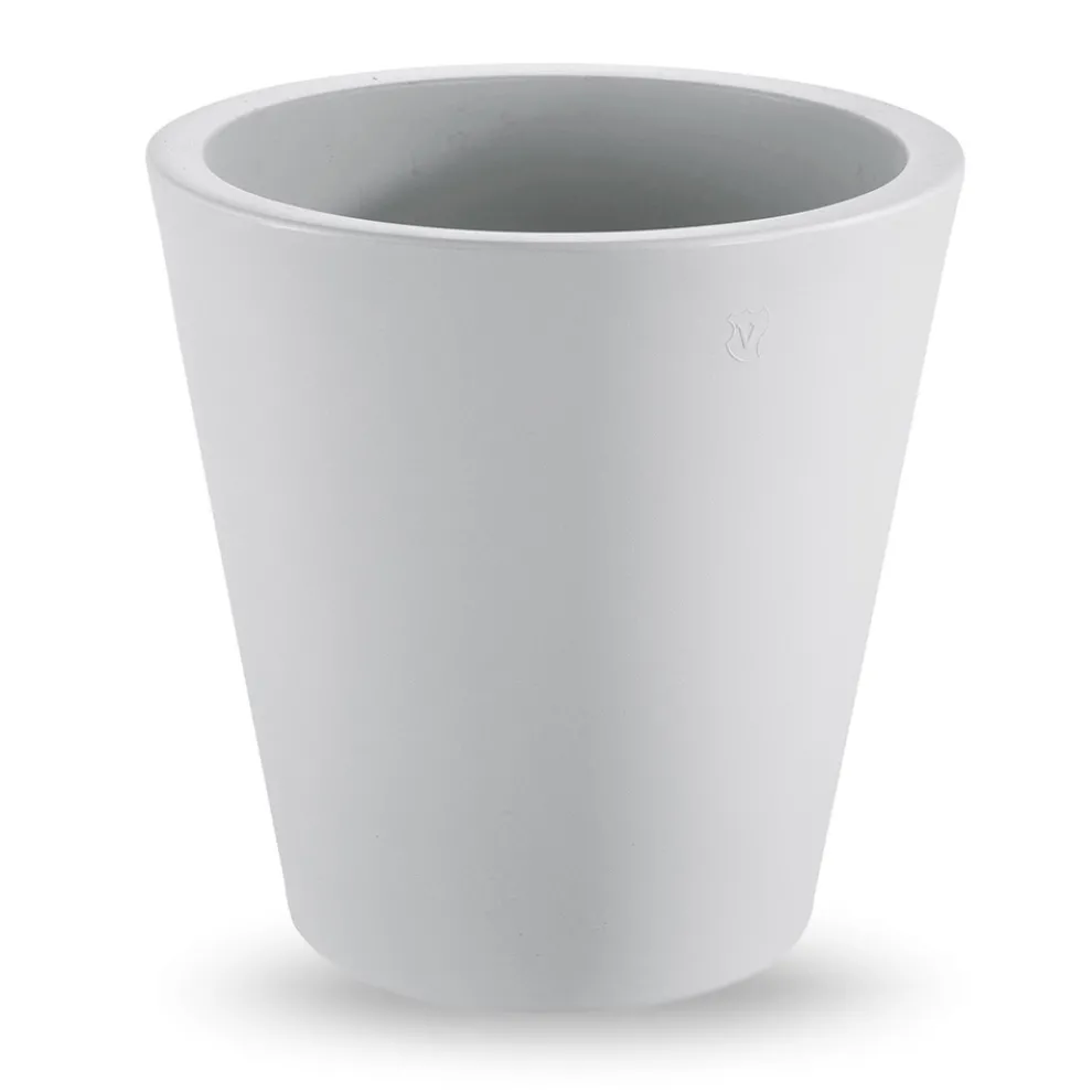 Runde dekorative Vase aus farbigem Polyethylen Made in Italy - Mengo