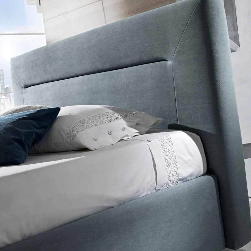 Doppelbett, gepolstert, modern, Aufbewahrungsbox 160x190/200 cm Sun