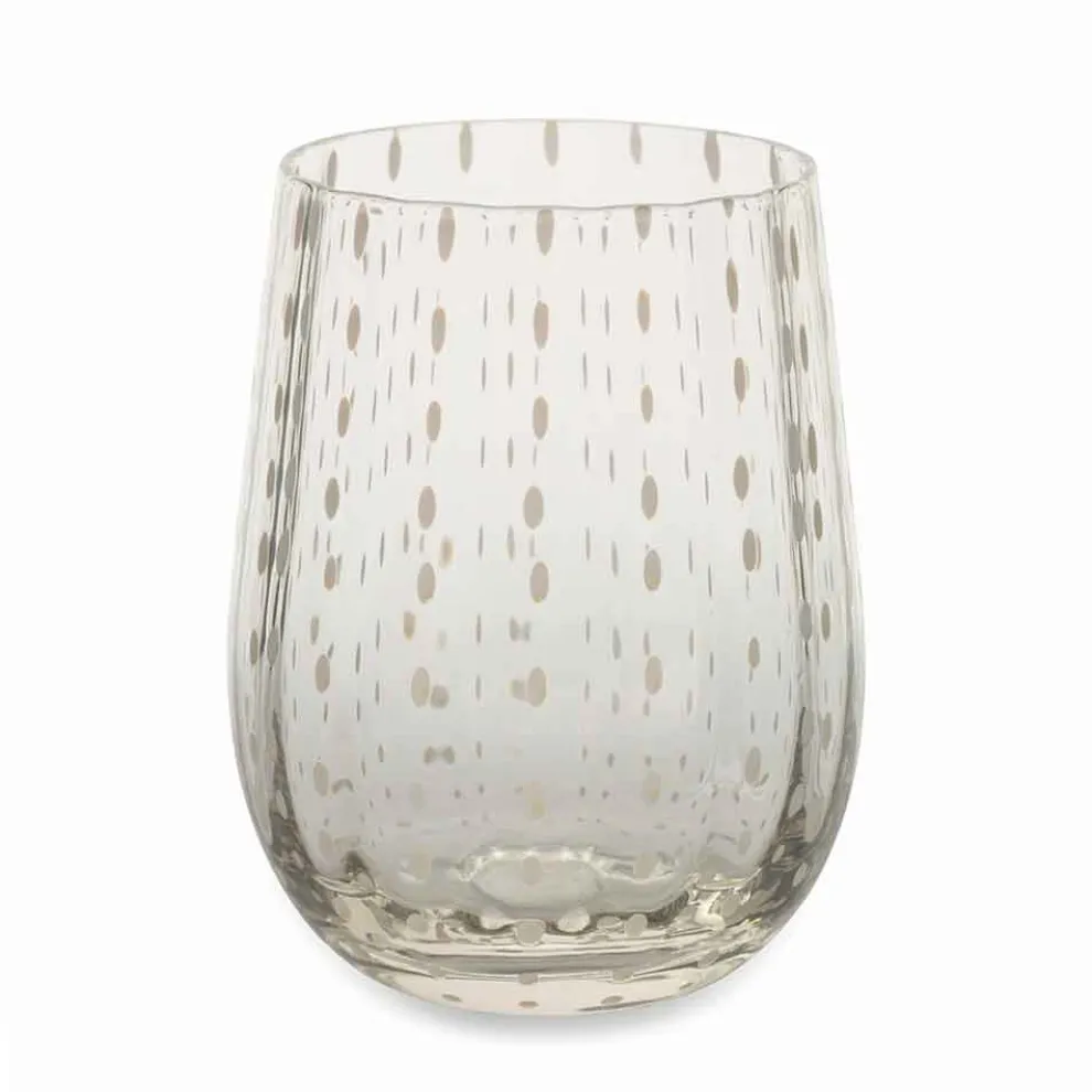 12 farbige und moderne Glasgläser für wassereleganten Service - Persien