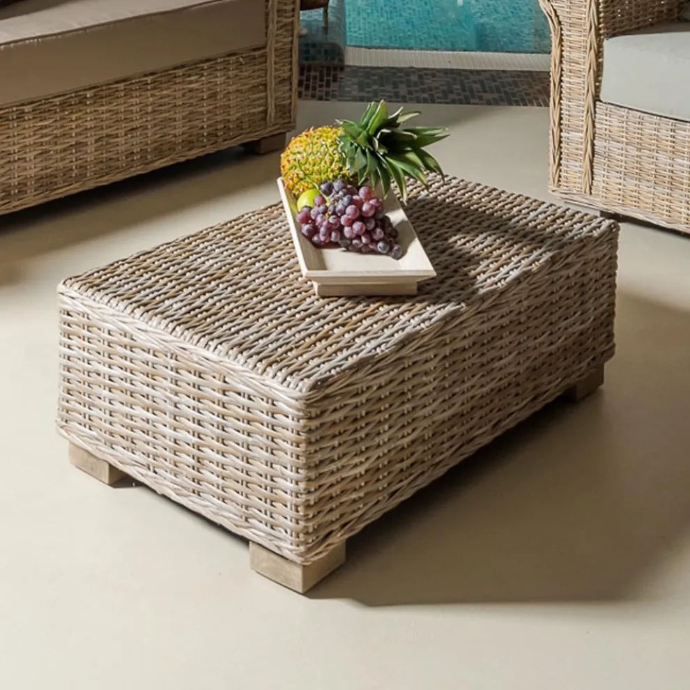 Garten Couchtisch aus Naturfaser von Kubù - Isildur