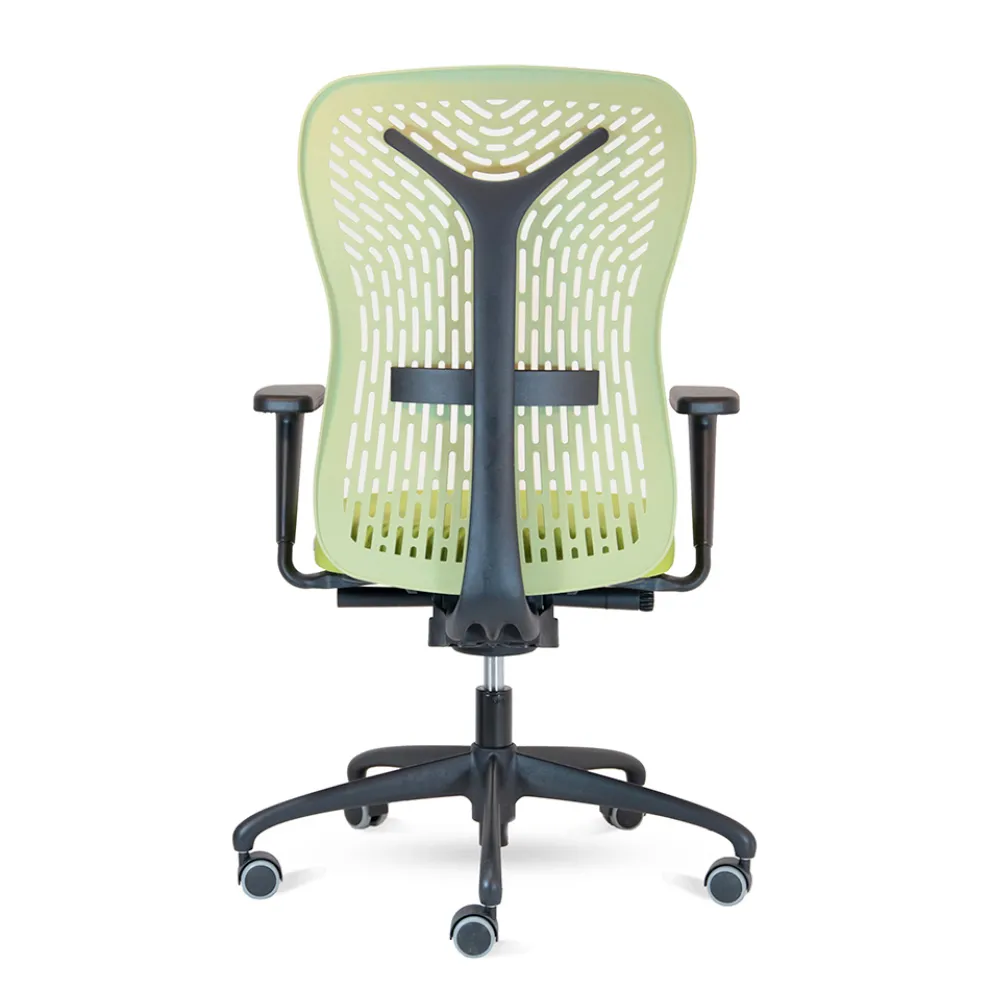 Ergonomischer und drehbarer Bürostuhl mit Armlehnen Made in Italy - Fulvio