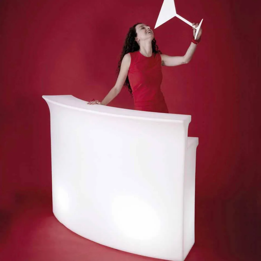 Moderne helle Bartheke im Freien Slide Break Bar hergestellt in Italien