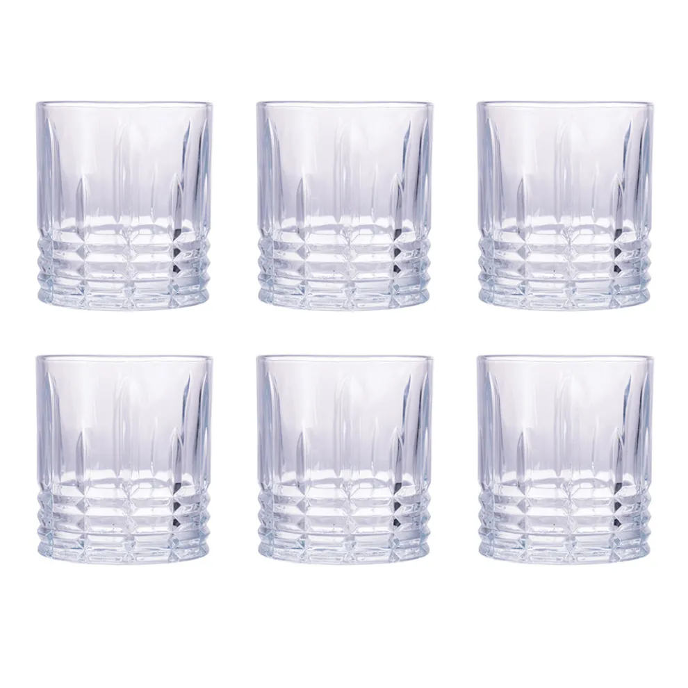 12er Set Wassergläser 320 ml aus handgefertigtem Glas - Tasse