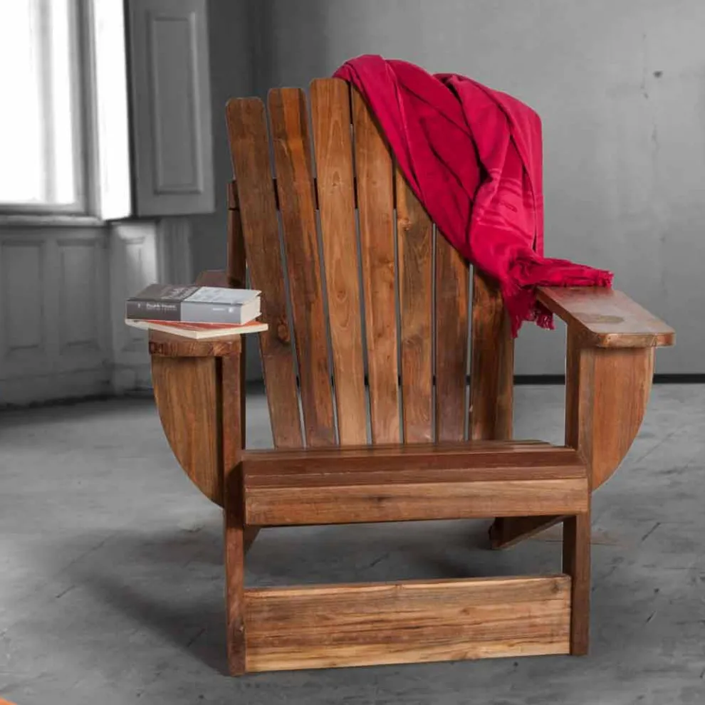 Zusammensetzung 2 Badezimmermöbel aus massivem Teakholz - Solferino