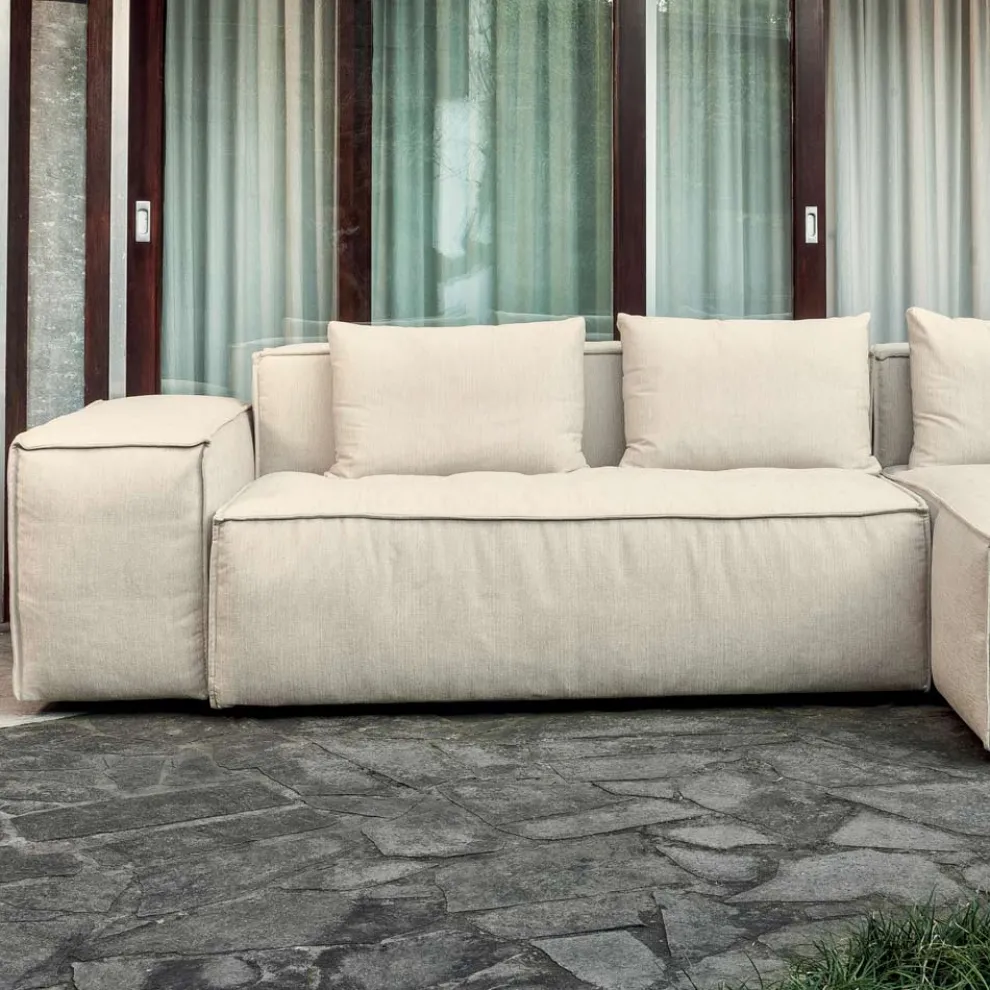 Zusammensetzung aus 1 Sofa, 1 Armlehne und 1 Halbinsel - Bizarre