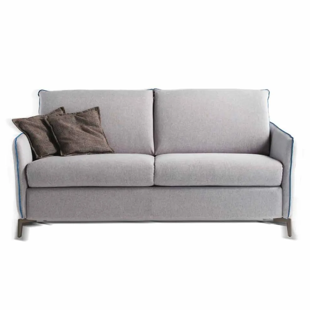Zweisitzer-Sofa im modernen Design L 145 cm Kunstleder / Stoff Erica
