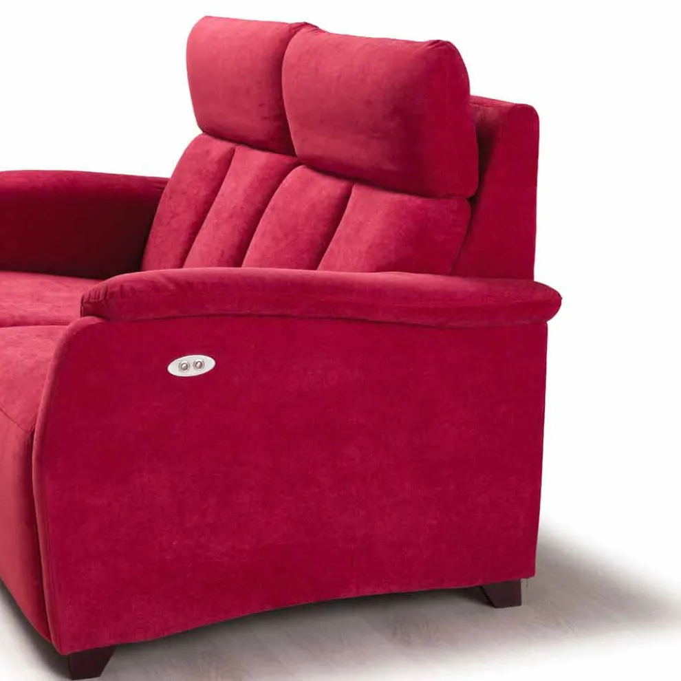 Zweisitzer-Sofa modernes Design aus Leder/Kunstleder/Maulbeergewebe