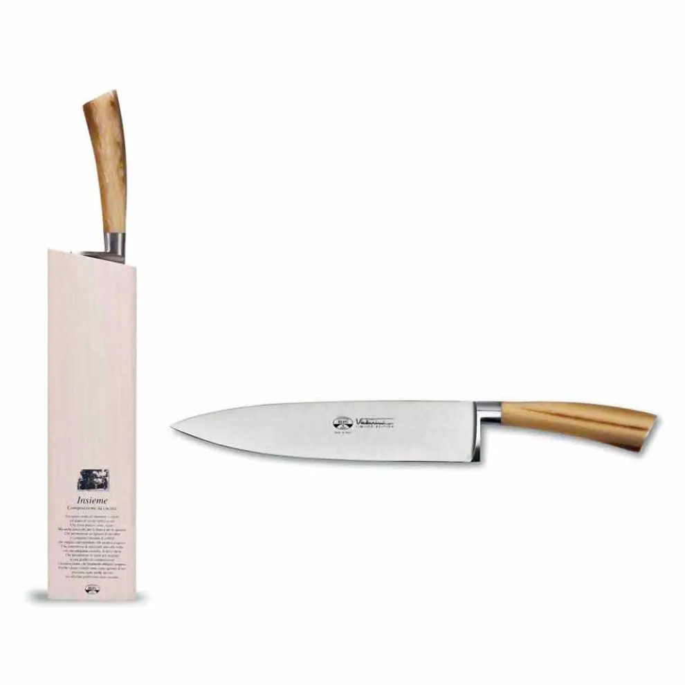 Schnitzmesser Zusammen mit Ceppo, Berti Exclusive für Viadurini - Novello